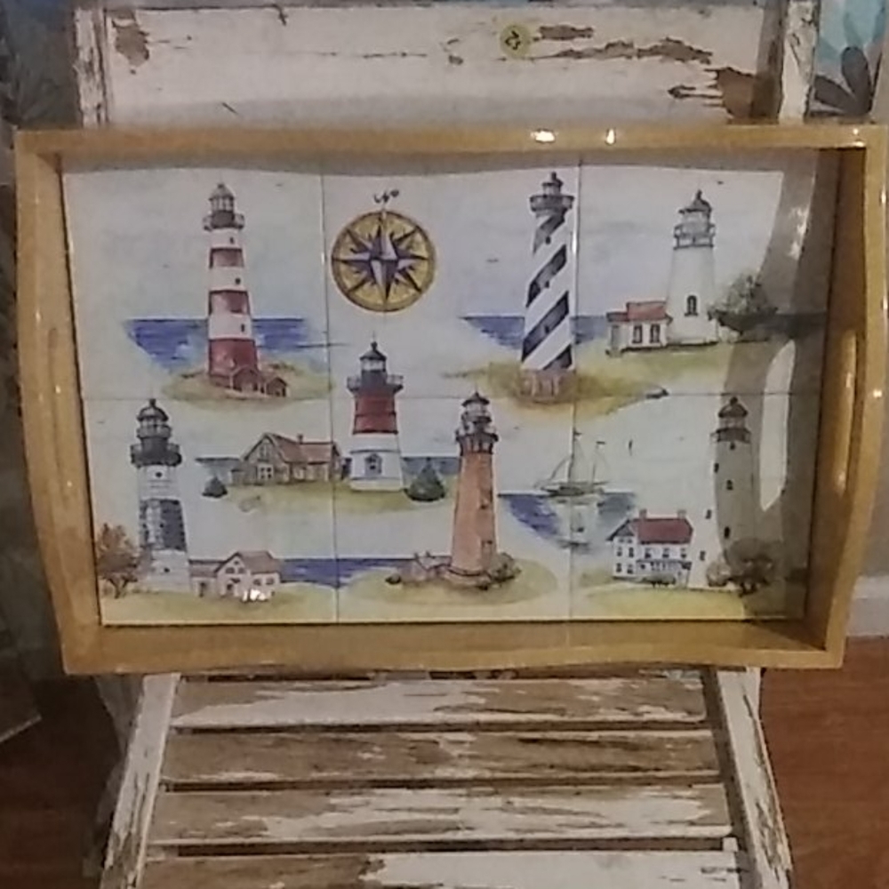 Beach Theme serving tray